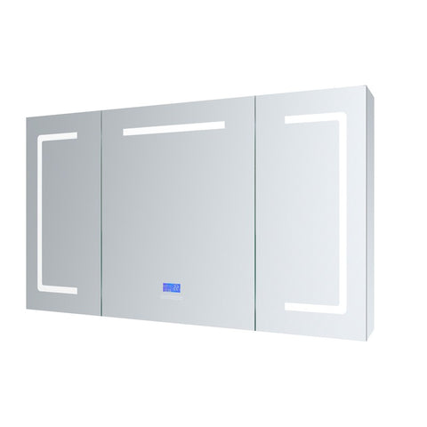 Image of Lexora Lesina 60" Wide x 36" Tall LED Medicine Cabinet w/ Defogger | LL6036LEDMC