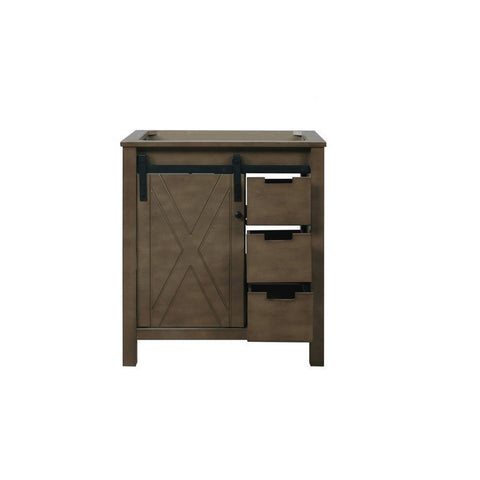 Image of Marsyas 30" Rustic Brown Vanity Cabinet Only | LM342230SK00000