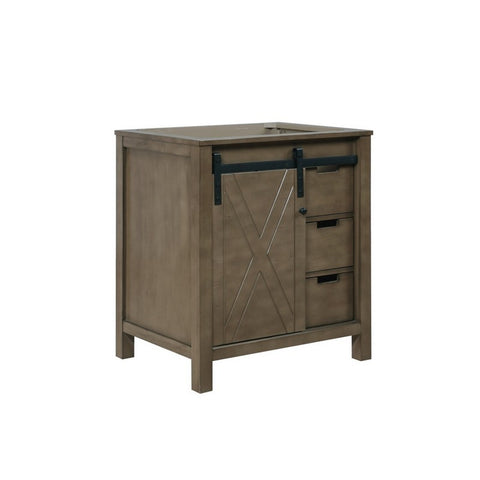 Image of Marsyas 30" Rustic Brown Vanity Cabinet Only | LM342230SK00000