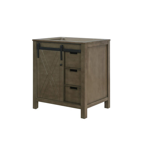 Image of Marsyas 30" Rustic Brown Vanity Cabinet Only | LM342230SK00000
