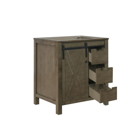 Image of Marsyas 30" Rustic Brown Vanity Cabinet Only | LM342230SK00000