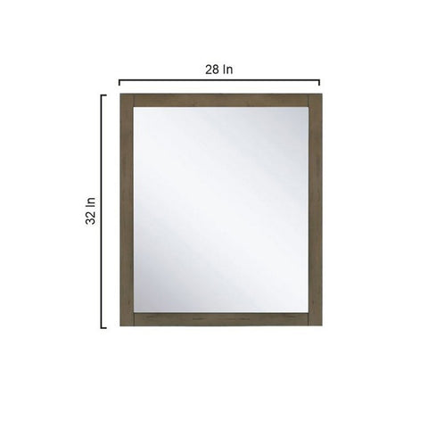 Image of Marsyas 30" Rustic Brown Single Vanity Set, White Quartz Top | LM342230SKCSM28F