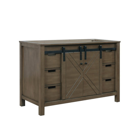 Image of Marsyas 48" Rustic Brown Vanity Cabinet Only | LM342248SK00000