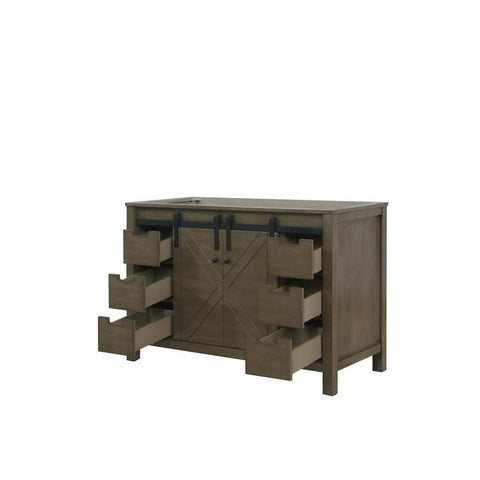 Image of Marsyas 48" Rustic Brown Vanity Cabinet Only | LM342248SK00000
