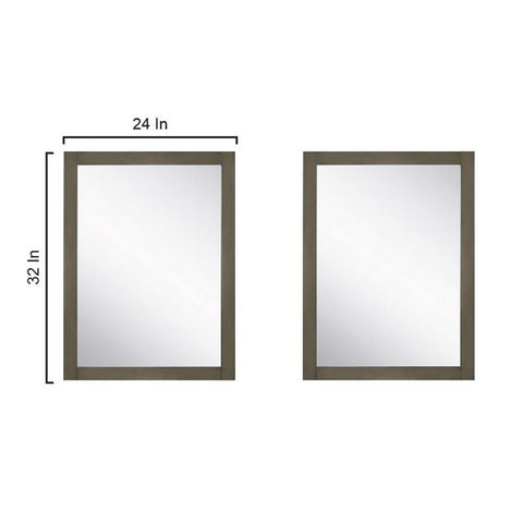 Image of Marsyas 60" Rustic Brown Double Vanity Set, White Quartz Top | LM342260DKCSM24F