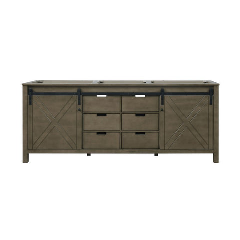 Image of Marsyas 80" Rustic Brown Vanity Cabinet Only | LM342280DK00000