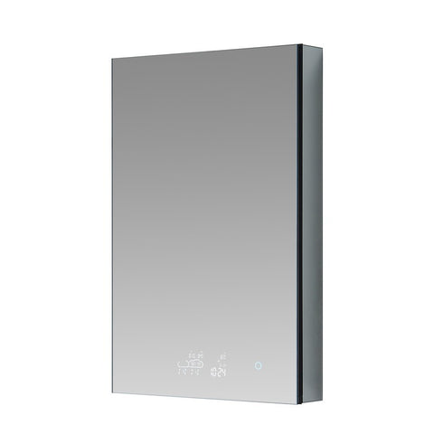 Image of Lexora Savera 24" Wide x 32" Tall LED Medicine Cabinet w/ Defogger | LS2432LEDMC