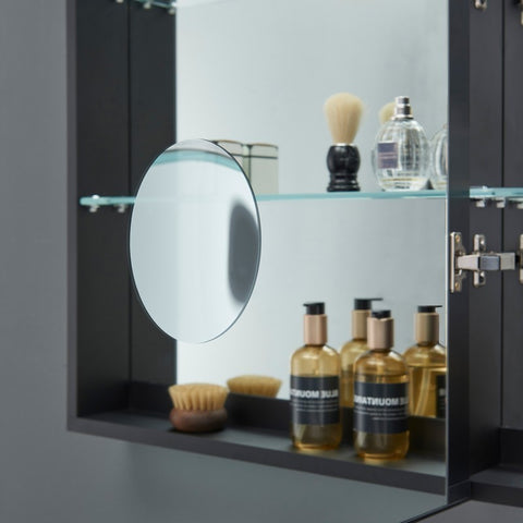 Image of Lexora Savera 24" Wide x 32" Tall LED Medicine Cabinet w/ Defogger | LS2432LEDMC