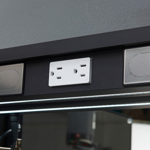 Image of Lexora Savera 24" Wide x 36" Tall LED Medicine Cabinet w/ Defogger | LS2436LEDMC