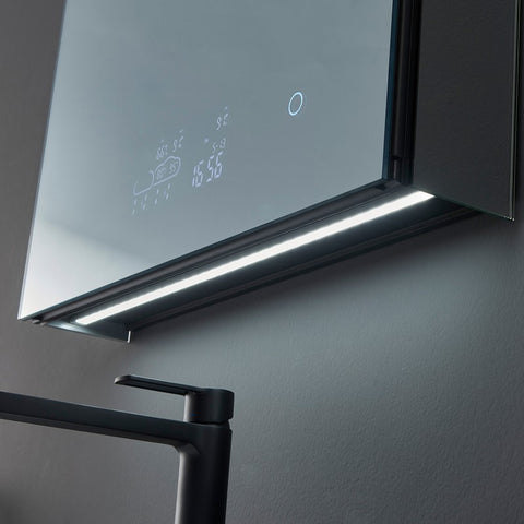 Image of Lexora Savera 24" Wide x 36" Tall LED Medicine Cabinet w/ Defogger | LS2436LEDMC