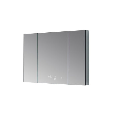 Image of Lexora Savera 48" Wide x 32" Tall LED Medicine Cabinet w/ Defogger | LS4832LEDMC