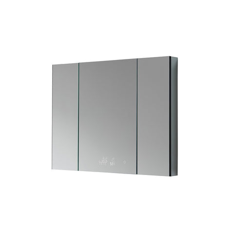 Image of Lexora Savera 48" Wide x 36" Tall LED Medicine Cabinet w/ Defogger | LS4836LEDMC