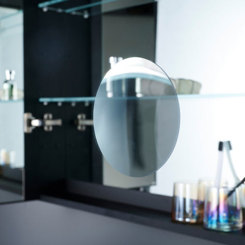 Image of Lexora Savera 48" Wide x 36" Tall LED Medicine Cabinet w/ Defogger | LS4836LEDMC