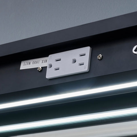 Image of Lexora Savera 48" Wide x 36" Tall LED Medicine Cabinet w/ Defogger | LS4836LEDMC