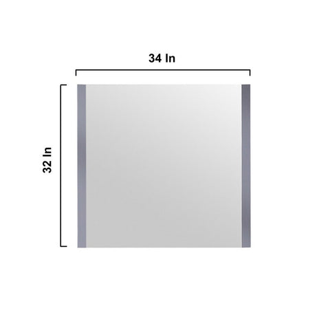 Image of Volez 36" Dark Grey Single Vanity Set, Integrated Top | LV341836SBESM34F