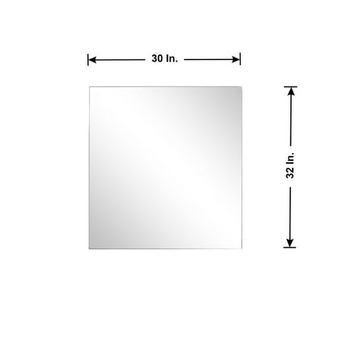 Image of Zilara 36" Black and Grey Vanity, Castle Grey Marble Top, and 30" Frameless Mirror | LZ342236SLISM30