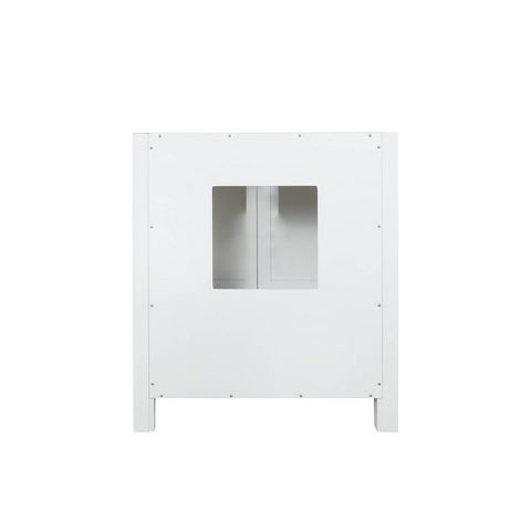 Image of Ziva 30" White Single Vanity, no Top and 28" Mirror | LZV352230SA00M28