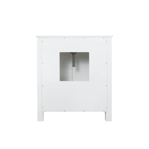 Image of Ziva 30" White Single Vanity Set, Cultured Marble Top | LZV352230SAJSM28F
