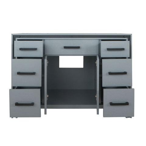 Image of Ziva 48" Dark Grey Vanity Cabinet Only | LZV352248SB00000