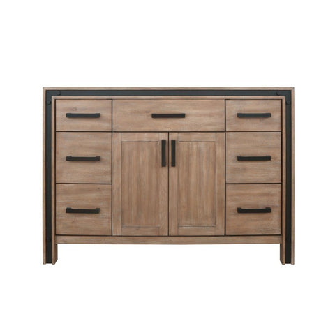 Image of Ziva 48" Rustic Barnwood Vanity Cabinet Only | LZV352248SN00000