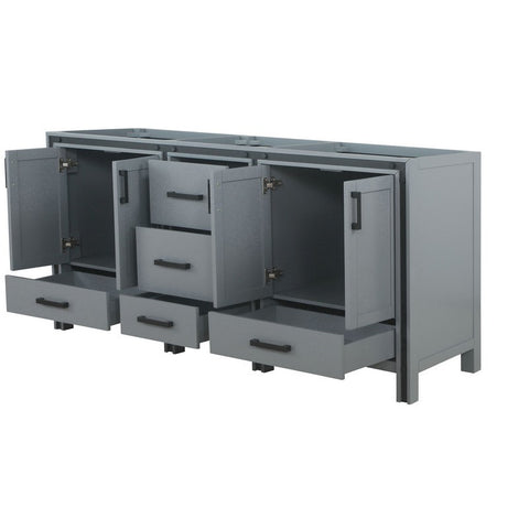 Image of Ziva 72" Dark Grey Vanity Cabinet Only | LZV352272SB00000