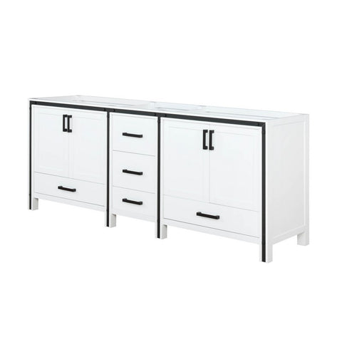 Image of Ziva 80" White Vanity Cabinet Only | LZV352280SA00000