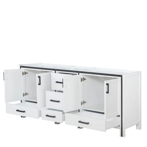 Image of Ziva 80" White Vanity Cabinet Only | LZV352280SA00000