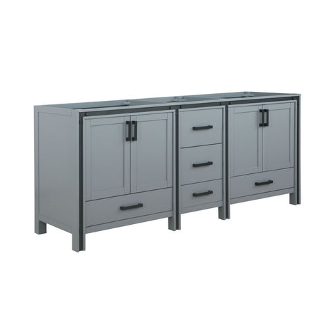 Image of Ziva 80" Dark Grey Vanity Cabinet Only | LZV352280SB00000