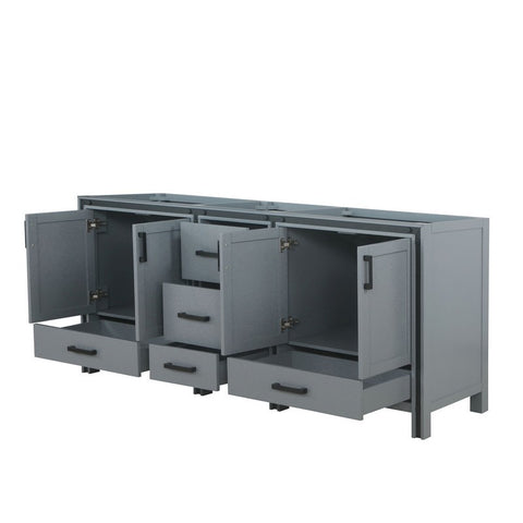Image of Ziva 80" Dark Grey Vanity Cabinet Only | LZV352280SB00000