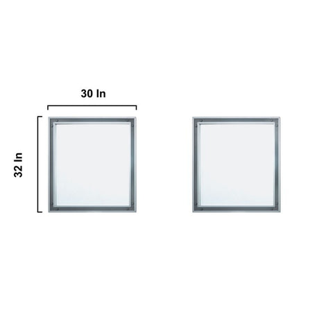 Image of Ziva 80" Dark Grey Double Vanity Set, Cultured Marble Top | LZV352280SBJSM30F