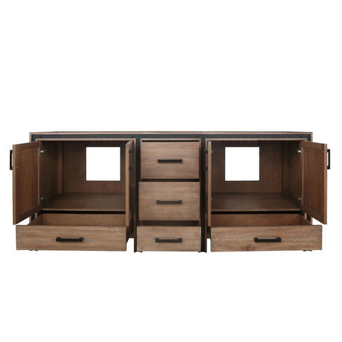 Image of Ziva 80" Rustic Barnwood Vanity Cabinet Only | LZV352280SN00000