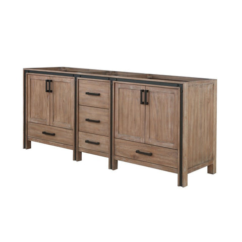 Image of Ziva 80" Rustic Barnwood Vanity Cabinet Only | LZV352280SN00000