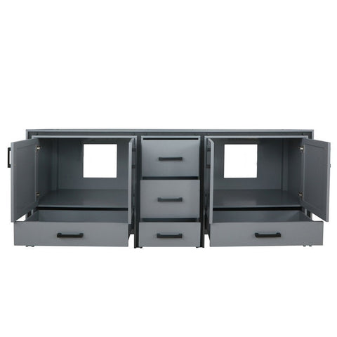 Image of Ziva 84" Dark Grey Vanity Cabinet Only | LZV352284SB00000