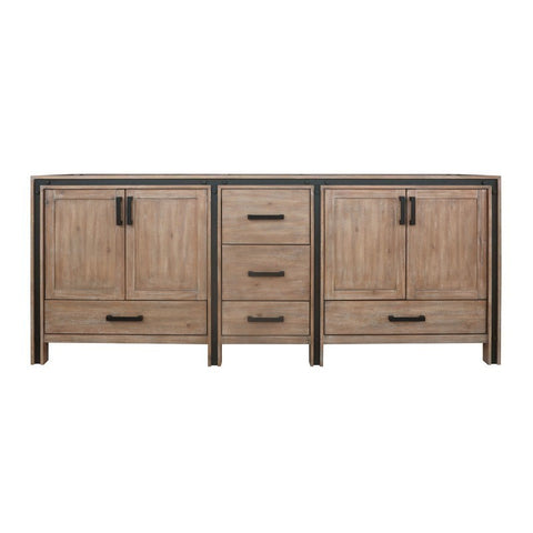 Image of Ziva 84" Rustic Barnwood Vanity Cabinet Only | LZV352284SN00000