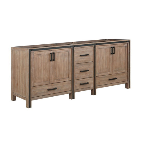 Image of Ziva 84" Rustic Barnwood Vanity Cabinet Only | LZV352284SN00000