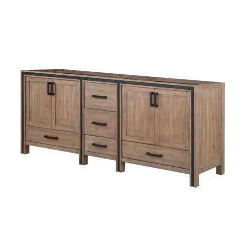 Image of Ziva 84" Rustic Barnwood Vanity Cabinet Only | LZV352284SN00000