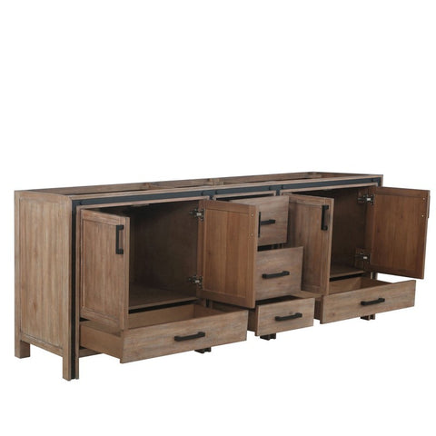 Image of Ziva 84" Rustic Barnwood Vanity Cabinet Only | LZV352284SN00000