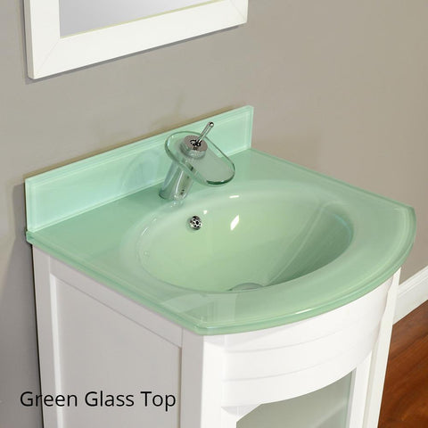 Image of Alya Bath Elite 24" Single Modern Bathroom Vanity with Countertop AW-082-24-B-LGGT-NM
