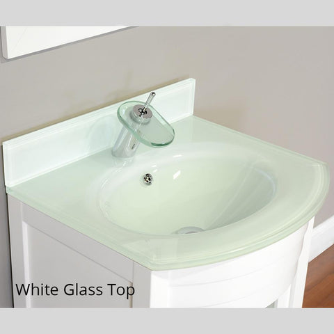 Image of Alya Bath Elite 24" Single Modern Bathroom Vanity with Countertop AW-082-24-B-LGGT-NM