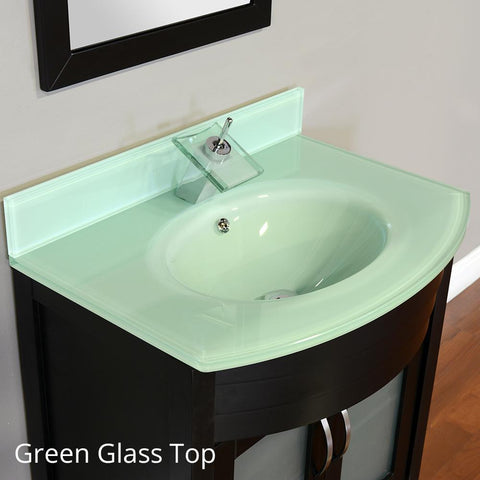 Image of Alya Bath Elite 30" Single Modern Bathroom Vanity with countertop AW-082-30-B-LGGT-NM