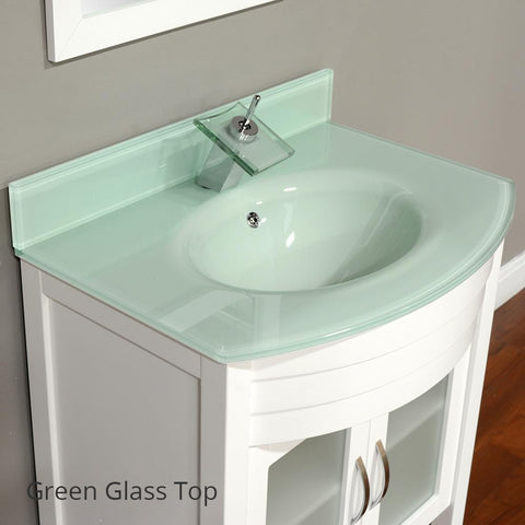Image of Alya Bath Elite 30" Single Modern Bathroom Vanity with countertop AW-082-30-B-LGGT-NM