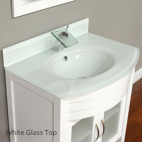 Image of Alya Bath Elite 30" Single Modern Bathroom Vanity with countertop AW-082-30-B-LGGT-NM