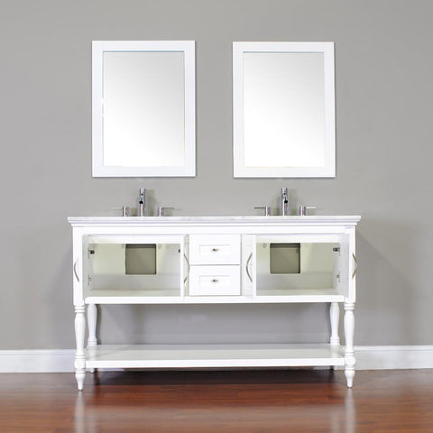 Image of Alya Bath Hampton 72" Double Contemporary Bathroom Vanity with Countertop LA-209-72-W-NT-DBL-BMT-NM