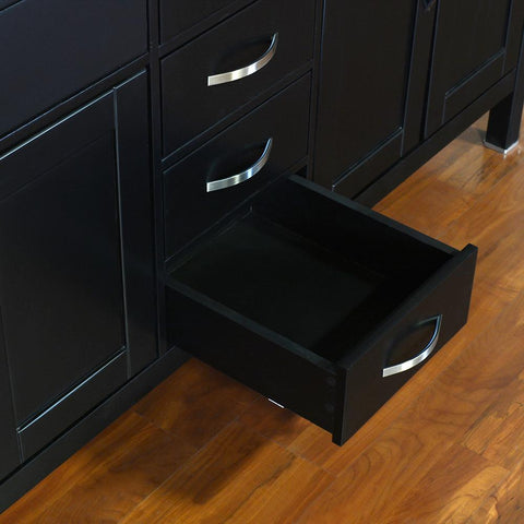 Image of Alya Bath Hudson 60" Double Contemporary Bathroom Vanity with Countertop FW-8016-60-B-NT-DBL-BMT-NM