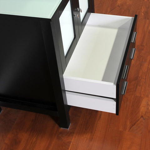 Image of Alya Bath Leeds 24" Modern Single Bathroom Vanity without Mirror AW-125-24-B