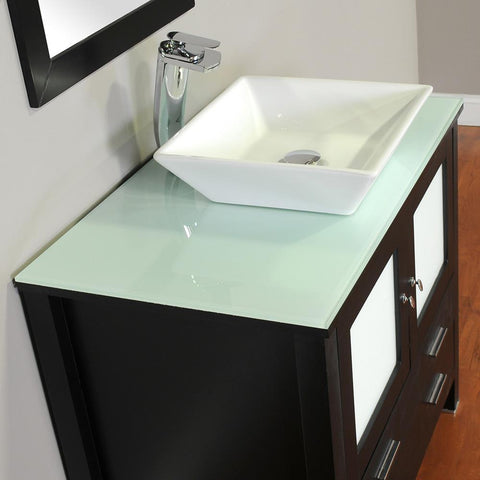 Image of Alya Bath Leeds 36" Modern Single Bathroom Vanity without Mirror AW-125-36-B
