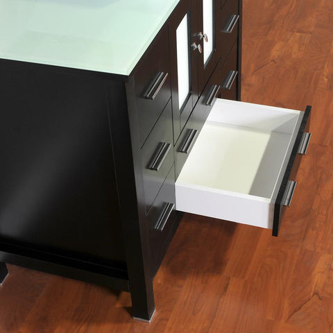 Image of Alya Bath Leeds 42" Modern Single Bathroom Vanity without Mirror AW-125-42-B