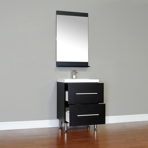 Image of Alya Bath Ripley 24" Single Modern Bathroom Vanity without Mirror AT-8080-B