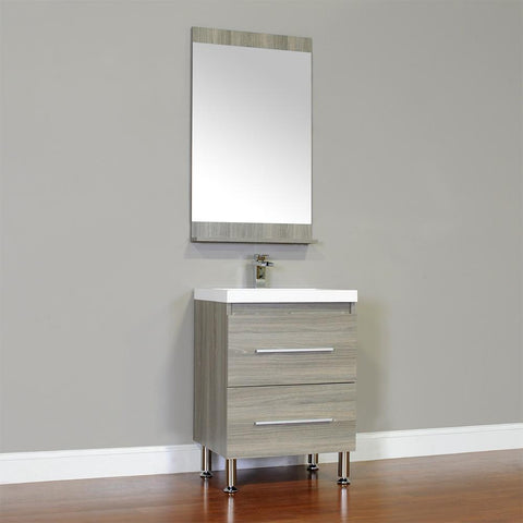 Image of Alya Bath Ripley 24" Single Modern Bathroom Vanity without Mirror AT-8080-B
