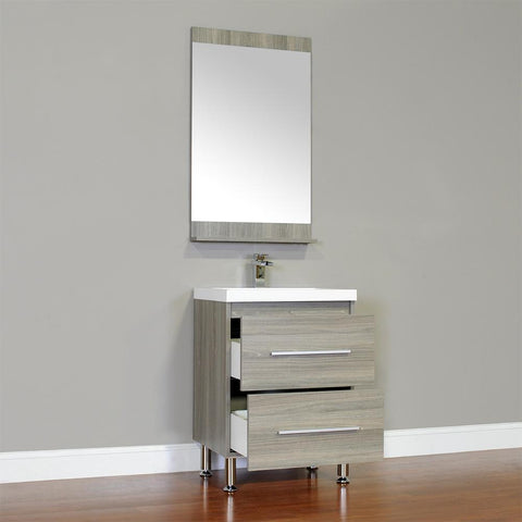 Image of Alya Bath Ripley 24" Single Modern Bathroom Vanity without Mirror AT-8080-B